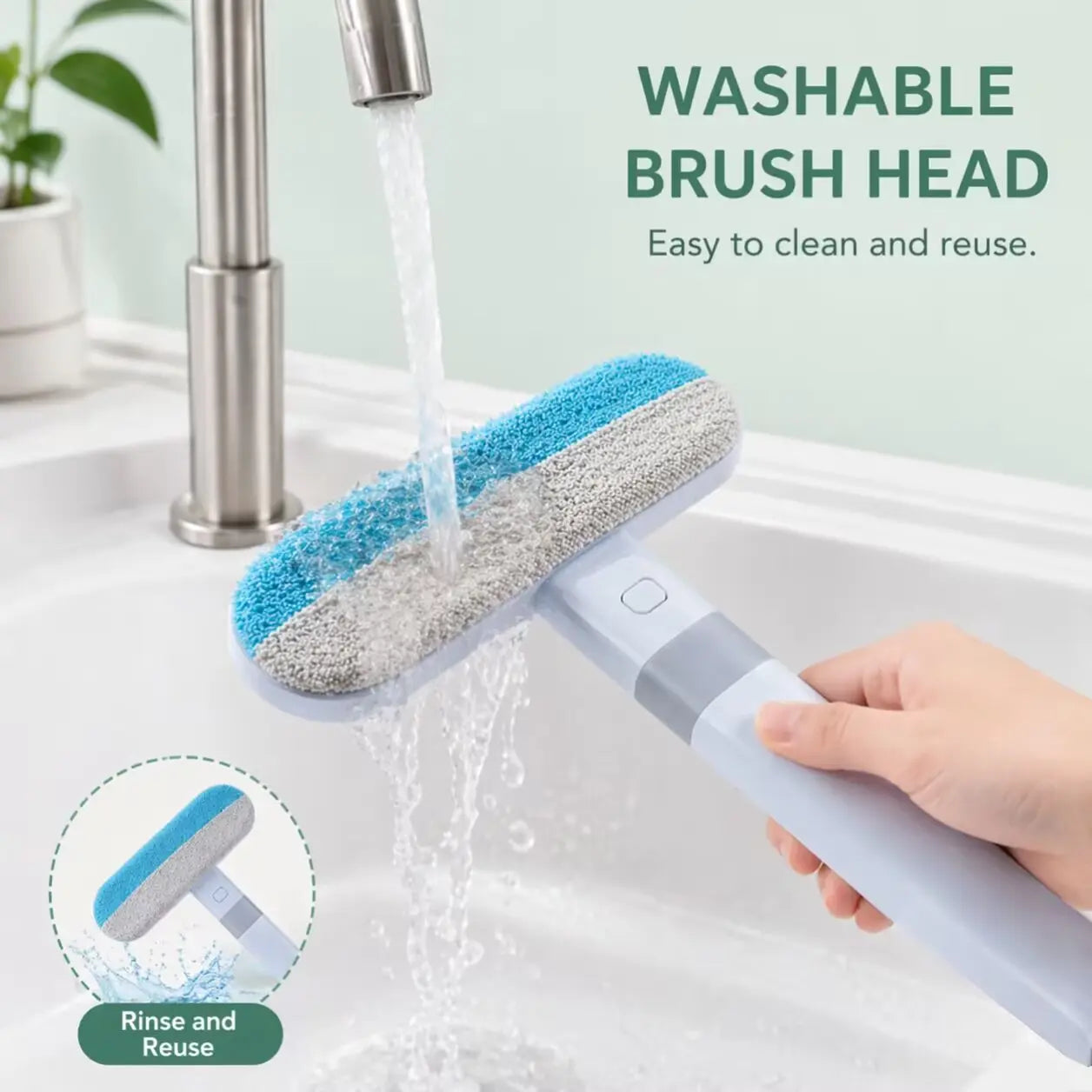 Enhanced Pet Hair Removal Brush with Extended Handle, Versatile Lint Cleaning Tool for Furniture, Bedding, Clothing, and Vehicle Interiors