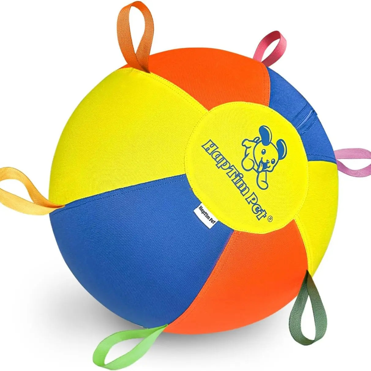 Hap Tim Interactive Herding Ball for Dogs - Durable Outdoor Training Toy for Medium to Large Breeds, Including Corgis, Australian Shepherds, Cattle Dogs, and Border Collies (Not Suitable for Aggressive Chewers)
