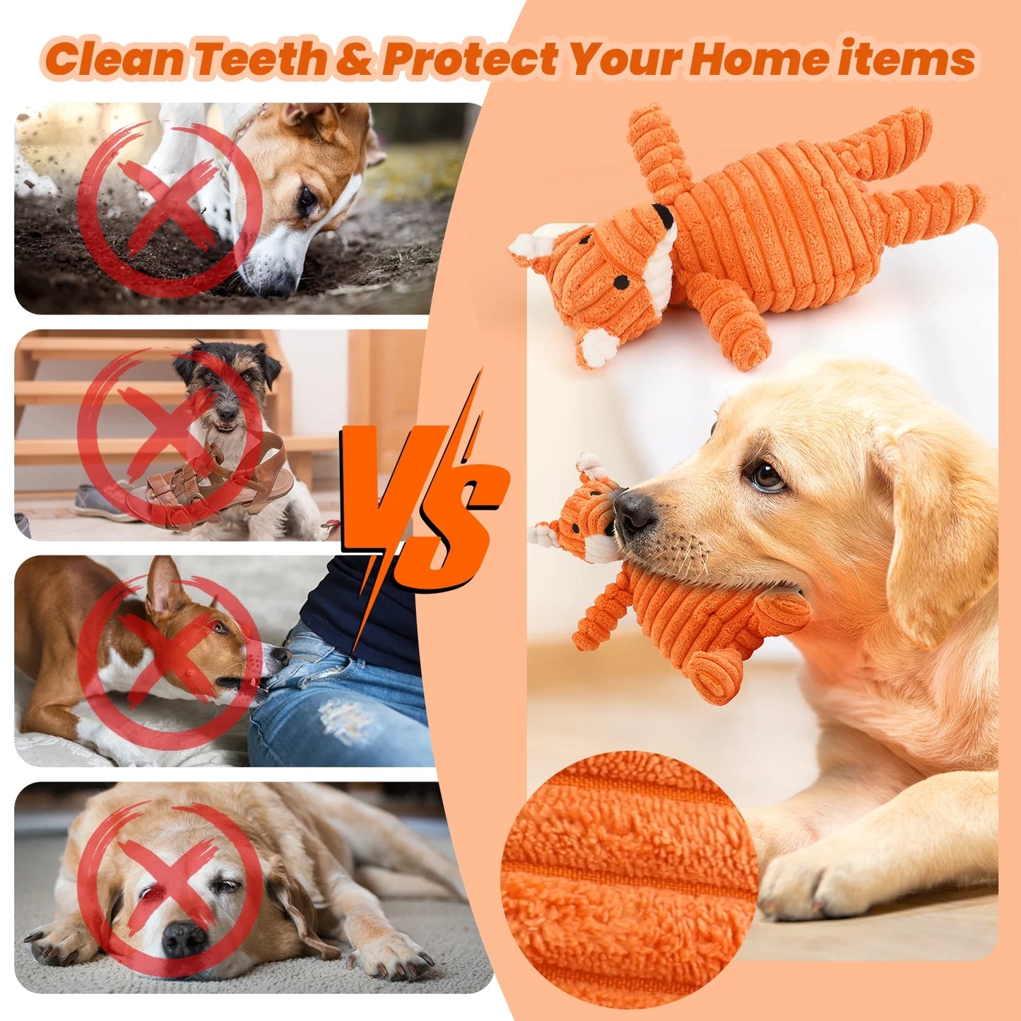 Small Dog Toy Set: 10-Pack of Plush Chew Toys, Squeaky Toys, Treat Balls, and Rope Toys for Teething and Training