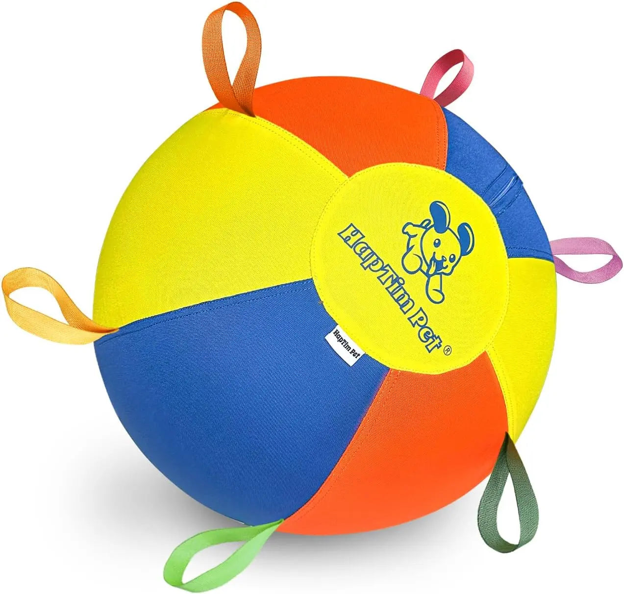 Hap Tim Interactive Herding Ball for Dogs - Durable Outdoor Training Toy for Medium to Large Breeds, Including Corgis, Australian Shepherds, Cattle Dogs, and Border Collies (Not Suitable for Aggressive Chewers)