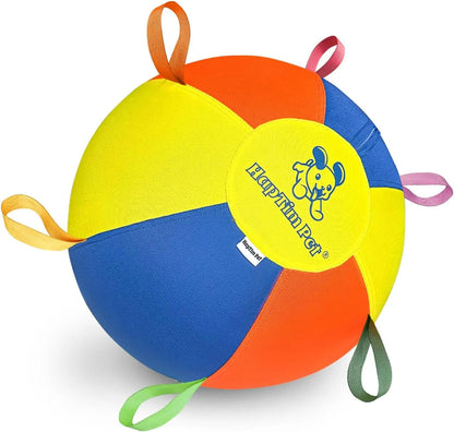 Hap Tim Interactive Herding Ball for Dogs - Durable Outdoor Training Toy for Medium to Large Breeds, Including Corgis, Australian Shepherds, Cattle Dogs, and Border Collies (Not Suitable for Aggressive Chewers)