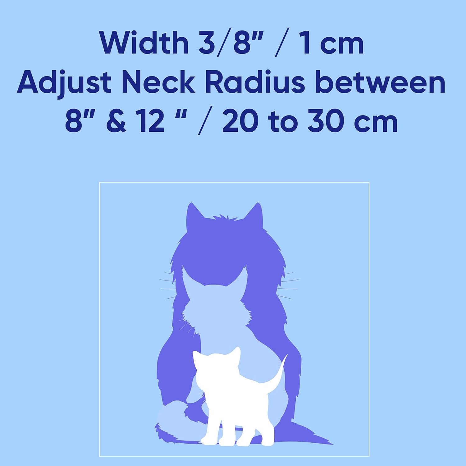 Reflective Teal Cat Collar with Safety Buckle and Detachable Bell for Kittens and Cats